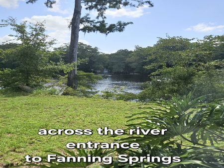 Suwannee River frontage. 2 lots, mobile home, utilities: Px2 px2